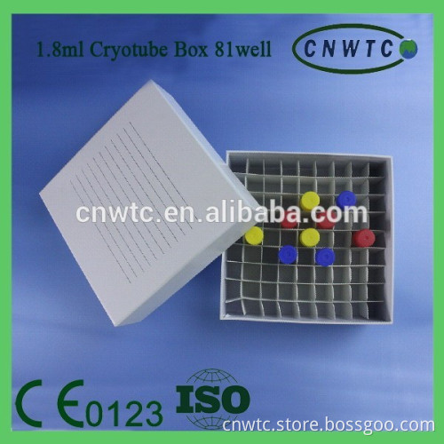 Cryotube Box for paper